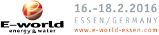E-World 2016 Logo