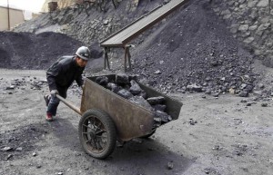 Chinese coal mine worker