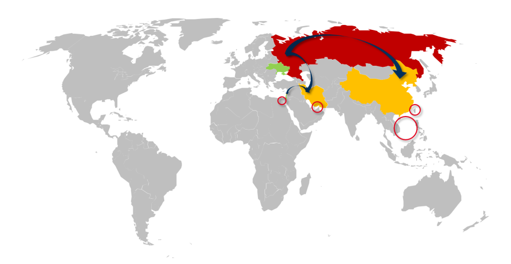 Geopolitik Karte